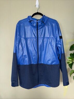 Under Armour Blue and Navy Lightweight Hooded Jacket